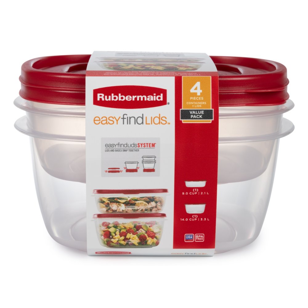 EasyFindLids™ Food Storage Containers | Rubbermaid